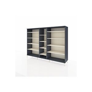 Hyperion Dolap 11 Raflı  220x44x163 Antrasit-antrasit/aytaşı