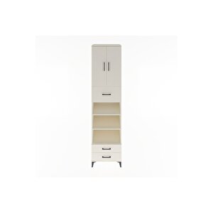 Hyperion Dolap 5 Raflı 3 Çekmeceli 2 Kapaklı 60x44x243 Aytaşı-aytaşı
