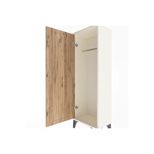 Arges Dolap Tek Kapaklı Tek Askılı 44x30x134 Aytaşı-çam