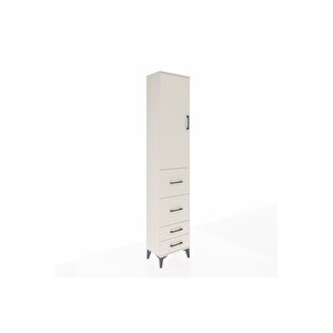 Arges Dolap 2 Raflı 4 Çekmeceli Tek Askılı 44x30x221 Aytaşı-aytaşı