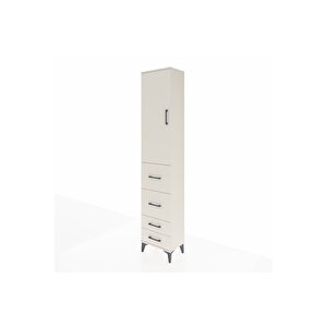 Arges Dolap 2 Raflı 4 Çekmeceli Tek Askılı 44x30x221 Aytaşı-aytaşı