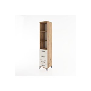 Hyperion Dolap 3 Raflı 4 Çekmeceli 44x44x221 Çam-aytaşı