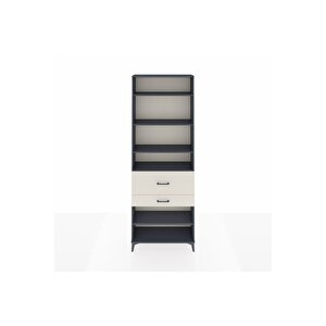 Arges Dolap 5 Raflı 2 Çekmeceli 88x30x243 Antrasit-aytaşı