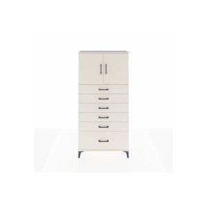 Arges Dolap 2 Raflı 6 Çekmeceli 2 Kapaklı 88x30x182 Aytaşı-aytaşı