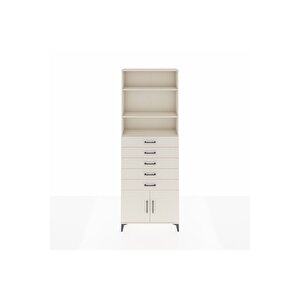 Arges Dolap 3 Raflı 5 Çekmeceli 2 Kapaklı 88x30x243 Aytaşı-aytaşı