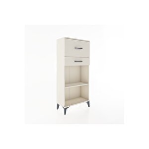 Hyperion Dolap Tek Raflı 2 Çekmeceli 60x44x134 Aytaşı-aytaşı