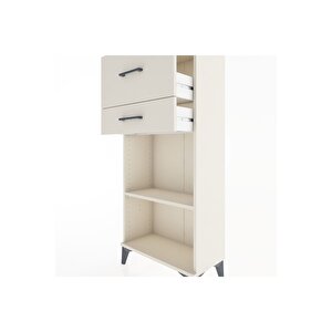 Hyperion Dolap Tek Raflı 2 Çekmeceli 60x44x134 Aytaşı-aytaşı