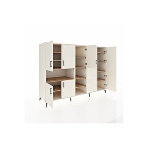 Kronos Dolap 13 Raflı 7 Kapaklı 220x59x163 Aytaşı-aytaşı/çam