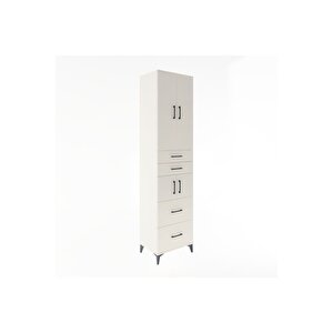 Hyperion Dolap 4 Raflı 4 Çekmeceli 4 Kapaklı 60x44x243 Aytaşı-aytaşı