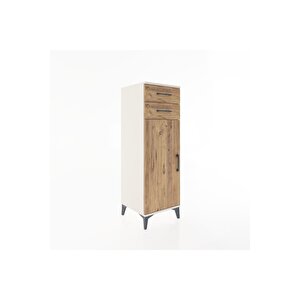 Hyperion Dolap 2 Raflı 2 Çekmeceli Tek Kapaklı 44x44x134 Aytaşı-çam