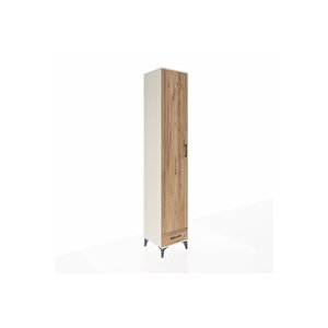 Hyperion Dolap 6 Raflı Tek Çekmeceli Tek Kapaklı 44x44x243 Aytaşı-çam