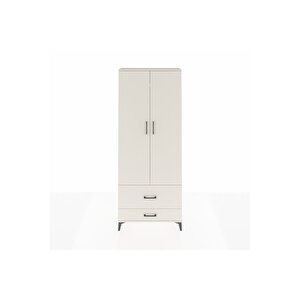 Arges Dolap 2 Raflı 2 Çekmeceli Tek Askılı 88x30x221 Aytaşı-aytaşı