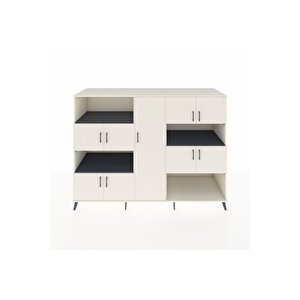 Kronos Dolap 10 Raflı 9 Kapaklı 220x59x163 Aytaşı-aytaşı/antrasit