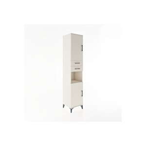 Hyperion Dolap 4 Raflı 2 Çekmeceli 2 Kapaklı 44x44x221 Aytaşı-aytaşı