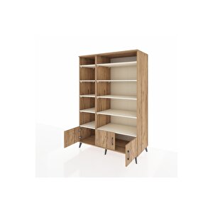 Kronos Dolap 10 Raflı 3 Kapaklı 132x59x195 Çam-çam/aytaşı