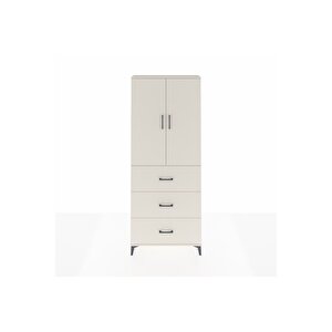 Arges Dolap 2 Raflı 3 Çekmeceli 2 Kapaklı 88x30x221 Aytaşı-aytaşı