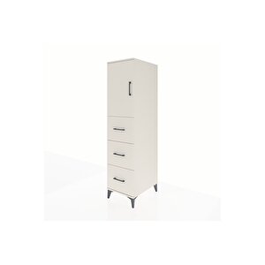 Kronos Dolap 2 Raflı 3 Çekmeceli Tek Kapaklı 44x59x182 Aytaşı-aytaşı