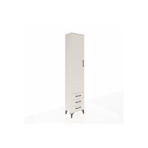 Arges Dolap 2 Raflı 3 Çekmeceli Tek Askılı 44x30x221 Aytaşı-aytaşı