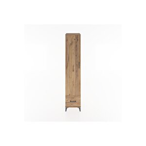 Hyperion Dolap 3 Raflı Tek Çekmeceli Tek Askılı 44x44x221 Çam-çam