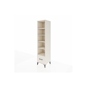 Hyperion Dolap 5 Raflı Tek Çekmeceli 44x44x195 Aytaşı-aytaşı