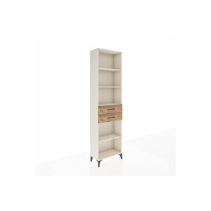 Arges Dolap 4 Raflı 2 Çekmeceli 60x30x221 Aytaşı-çam