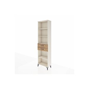 Arges Dolap 4 Raflı 2 Çekmeceli 60x30x221 Aytaşı-çam