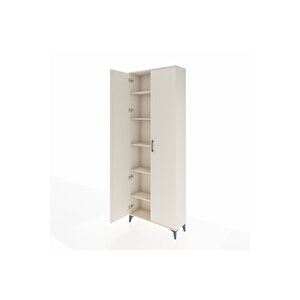 Arges Dolap 5 Raflı 2 Kapaklı 88x30x243 Aytaşı-aytaşı