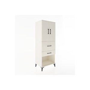 Hyperion Dolap 3 Raflı 2 Çekmeceli 2 Kapaklı 60x44x163 Aytaşı-aytaşı