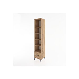 Hyperion Dolap 5 Raflı Tek Çekmeceli 44x44x221 Çam-çam