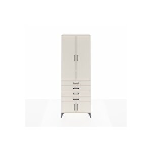 Arges Dolap 4 Raflı 4 Çekmeceli 4 Kapaklı 88x30x243 Aytaşı-aytaşı