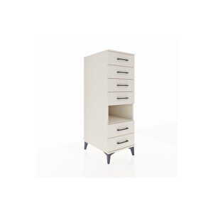 Kronos Dolap Tek Raflı 6 Çekmeceli 44x59x134 Aytaşı-aytaşı