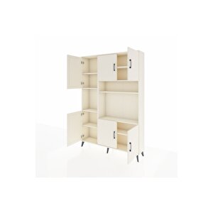 Arges Gardrop 9 Raflı 6 Kapaklı 132x30x195 Aytaşı-aytaşı