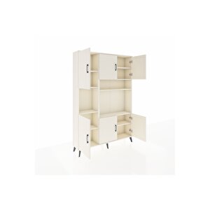 Arges Gardrop 9 Raflı 6 Kapaklı 132x30x195 Aytaşı-aytaşı