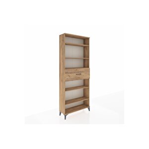 Arges Dolap 5 Raflı Tek Çekmeceli 88x30x221 Çam-çam