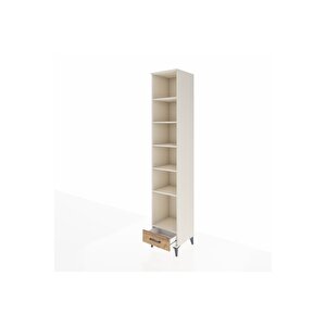 Hyperion Dolap 6 Raflı Tek Çekmeceli 44x44x243 Aytaşı-çam