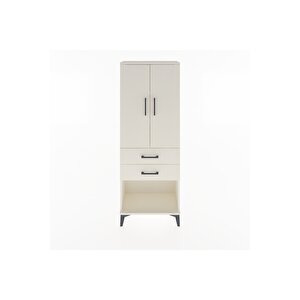 Arges Dolap 3 Raflı 2 Çekmeceli 2 Kapaklı 60x30x163 Aytaşı-aytaşı