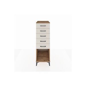 Kronos Dolap 5 Çekmeceli 44x59x134 Çam-aytaşı