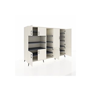 Kronos Dolap 14 Raflı 9 Kapaklı 220x59x163 Aytaşı-aytaşı/antrasit