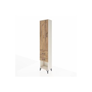 Arges Dolap 2 Raflı 2 Çekmeceli Tek Askılı 44x30x221 Aytaşı-çam