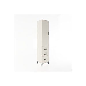 Hyperion Dolap 2 Raflı 3 Çekmeceli Tek Askılı 44x44x221 Aytaşı-aytaşı