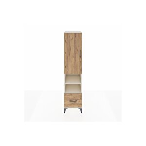 Hyperion Dolap 3 Raflı Tek Çekmeceli Tek Askılı 44x44x195 Aytaşı-çam