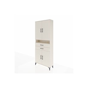 Arges Dolap 5 Raflı 2 Çekmeceli 4 Kapaklı 88x30x221 Aytaşı-aytaşı