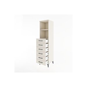 Hyperion Dolap 2 Raflı 6 Çekmeceli 44x44x182 Aytaşı-aytaşı