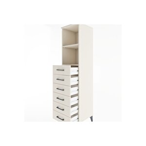 Hyperion Dolap 2 Raflı 6 Çekmeceli 44x44x182 Aytaşı-aytaşı