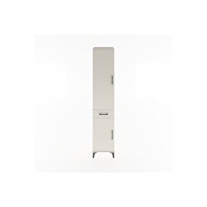 Hyperion Dolap 3 Raflı Tek Çekmeceli Tek Askılı 44x44x221 Aytaşı-aytaşı