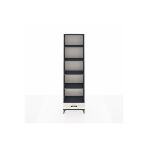 Arges Dolap 5 Raflı Tek Çekmeceli 60x30x221 Antrasit-aytaşı