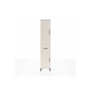 Arges Dolap 3 Raflı Tek Çekmeceli Tek Askılı 44x30x221 Aytaşı-aytaşı