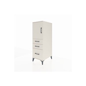 Kronos Dolap 2 Raflı 3 Çekmeceli Tek Kapaklı 44x59x134 Aytaşı-aytaşı