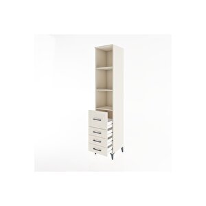 Hyperion Dolap 3 Raflı 4 Çekmeceli 44x44x221 Aytaşı-aytaşı