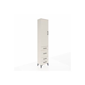 Arges Dolap 2 Raflı 4 Çekmeceli Tek Askılı 44x30x221 Aytaşı-aytaşı